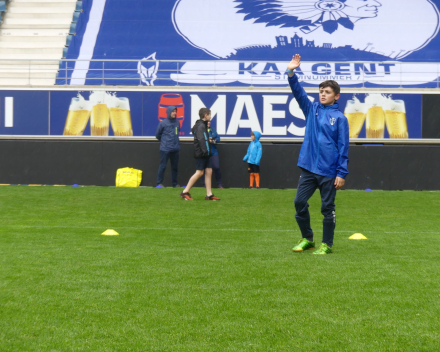 U11 in de Ghelamco arena!!