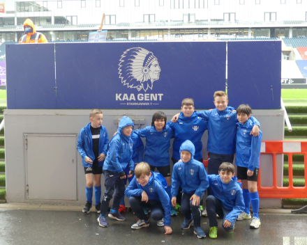 U11 in de Ghelamco arena!!