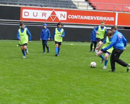 U11 in de Ghelamco arena!!