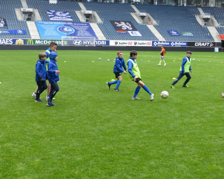 U11 in de Ghelamco arena!!