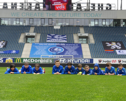 U11 in de Ghelamco arena!!