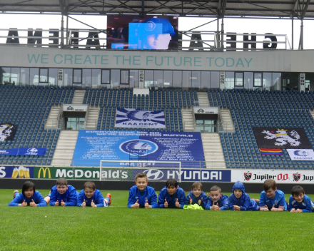 U11 in de Ghelamco arena!!