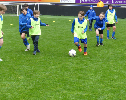 U11 in de Ghelamco arena!!