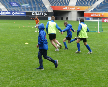 U11 in de Ghelamco arena!!