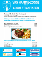 Groot steakfestijn VKS Hamme-Zogge | vrijdag 13 & zaterdag 14 maart 2020